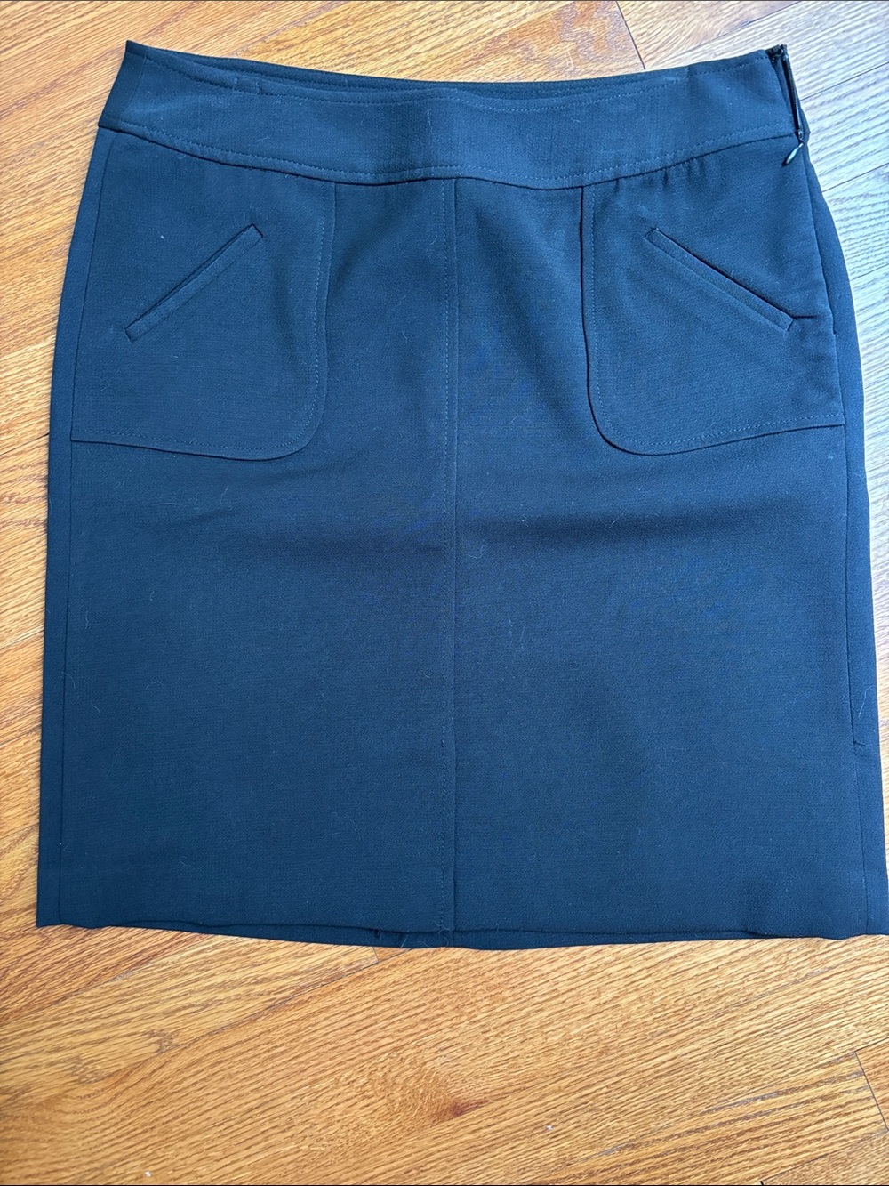 Banana Republic Black Pencil Skirt with Front Welt Pockets